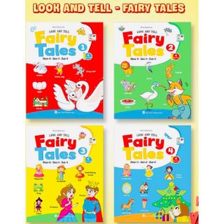 [Mã INBAU154 giảm 15K đơn 99K] Sách - Bộ 4 Cuốn Truyện Tranh Tư Duy Hình Ảnh Tiếng Anh - Look And Tell Fairy Tales giá sỉ