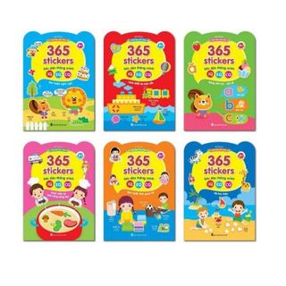 Sách - 365 Stickers Bóc Dán Thông Minh Song Ngữ Việt Anh dành cho trẻ từ 2-6 tuổi (Bộ 6 cuốn)

 giá sỉ