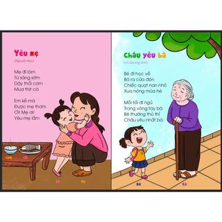 Sách - Thơ Cho Bé Học Nói - Phát triển IQ, EQ (Bìa cứng)