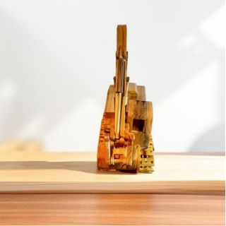 Mô hình làm bằng gỗ máy xúc Komatsu giá sỉ