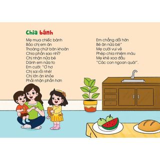 Sách Thơ cho bé học lễ giáo Phát Triển EQ - cho bé từ 0-6 tuổi