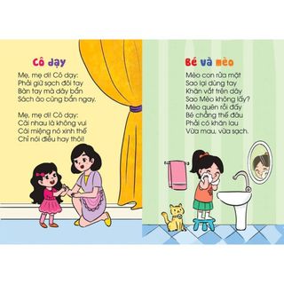 Sách Thơ cho bé học lễ giáo Phát Triển EQ - cho bé từ 0-6 tuổi