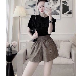 QUẦN SHORT NỮ DẬP NỔI 3D XỐP PHỒNG HÀNG ĐẸP XINH XẮN