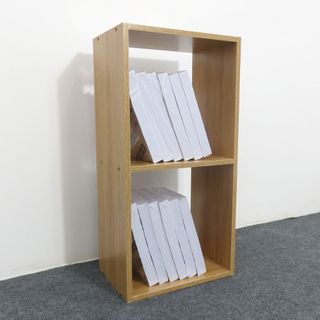 Kệ Để Sách Tổ Ong 2 Tầng 60x30x20cm - Kệ Đựng Sách Vở Đa Năng Lắp Ghép Tiện Dụng, Kệ Sách Vở Để Bàn Mini Màu