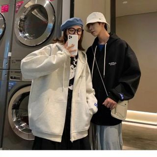 Áo Khoác Cặp Thêu GALAXY Form Rộng Ulzzang Khóa Kéo Phong Cách Thời Trang Mới- Form Dưới 70kg