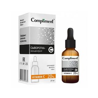 Serum Compliment Giúp Cấp Ẩm, Dưỡng Sáng, Se Khít Lỗ Chân Lông 27ml - Vitamin C 20%