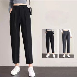 QUẦN VẢI NỮ CÔNG SỞ DÁNG BAGGY TUYẾT MƯA ỐNG ĐỨNG KIỂU MỚI