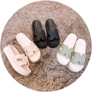 DÉP KIỂU NỮ HÌNH CHỮ H ĐẾ CAO 5CM HÀNG LOẠI 1 SIÊU ÊM LÊN CHÂN SANG CHẢNH