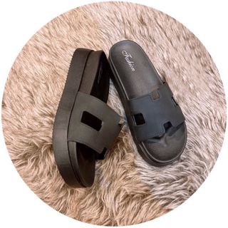DÉP KIỂU NỮ HÌNH CHỮ H ĐẾ CAO 5CM HÀNG LOẠI 1 SIÊU ÊM LÊN CHÂN SANG CHẢNH