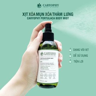 Xịt Xóa Mụn Lưng Caryophy Portulaca 150ml Chính Hãng