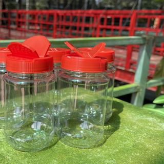 Set 60 hũ PET nắp tiêu cánh bướm loại 220ml trắng, trong suốt