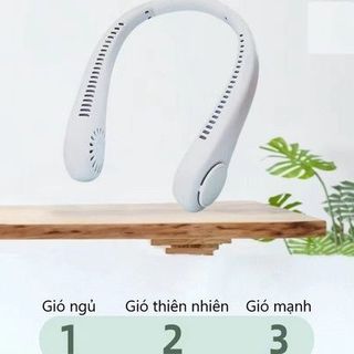 QUẠT TÍCH ĐIỆN ĐEO CỔ MINI KHÔNG CÁNH CHẠY ÊM, TIỆN LỢI, THỜI TRANG CTB123 - BECHIP