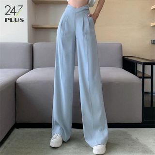QUẦN ỐNG RỘNG CẠP CAO DÂY EO TÔN DÁNG SÀNH ĐIỆU M67