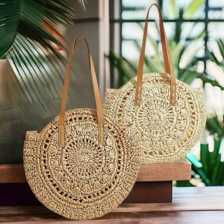 Túi Đeo Vai Đan Tay Thời Trang Đi Biển Mùa Hè