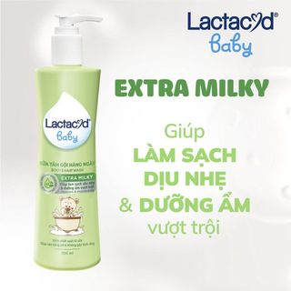 Sữa Tắm Gội Trẻ Em Lactacyd Baby Extra Milky Ngừa Rôm Sảy Cho Bé giá sỉ