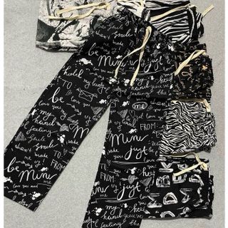 0016 - QUẦN SUÔNG ỐNG RỘNG LỤA MỎNG MÁT CẠP CHỮ NHỀU HOẠ TIẾT CHO NỮ