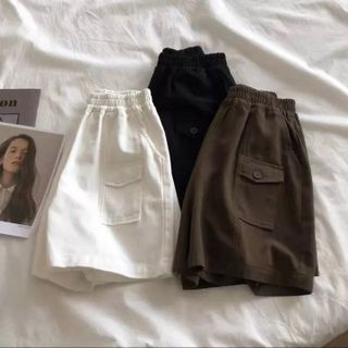 013 - QUẦN SHORT THÔ NỮ 3 MÀU CƠ BẢN , CẠP CHUN HÀNG MỚI