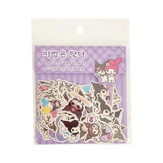 Bịch 100 sticker sanrio có túi treo