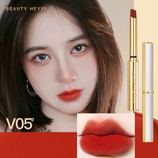 [Hàng mới về] Son HEYXI mịn như nhung thiết kế vỏ da kết hợp kim loại sang trọng có 6 màu dễ dàng lựa chọn