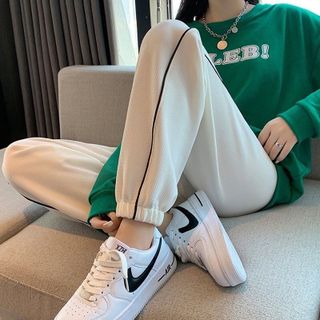 924 - QUẦN JOGGER CHẤT TỔ ONG - VIỀN KẺ THỂ THAO PHONG CÁCH UNISEXX DÀY DẶN