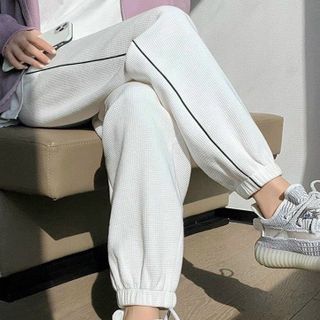 924 - QUẦN JOGGER CHẤT TỔ ONG - VIỀN KẺ THỂ THAO PHONG CÁCH UNISEXX DÀY DẶN