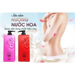 Sữa Tắm Trắng Da Hương Nước Hoa CoCo Cao Cấp 800ml