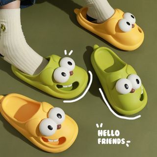 DÉP HOẠT HÌNH CHÓ MẮT TO SIÊU CUTE NHIỀU MÀU DỄ THƯƠNG MẪU MỚI - EVA SHOES