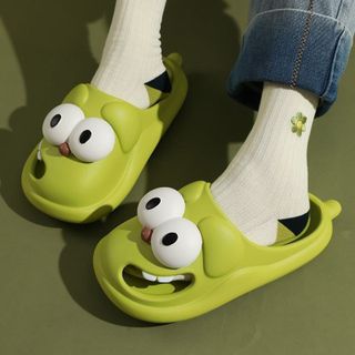 DÉP HOẠT HÌNH CHÓ MẮT TO SIÊU CUTE NHIỀU MÀU DỄ THƯƠNG MẪU MỚI - EVA SHOES