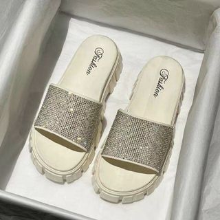 DÉP ĐẾ DÀY ĐÍNH ĐÁ THỜI TRANG MÙA HÈ 2023 - EVA SHOES