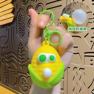 MÓC KHÓA CON BÓP BẮP NGÔ VÀ CỦ HÀNH THỔI BÓNG