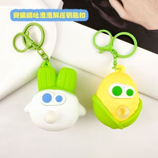 MÓC KHÓA CON BÓP BẮP NGÔ VÀ CỦ HÀNH THỔI BÓNG