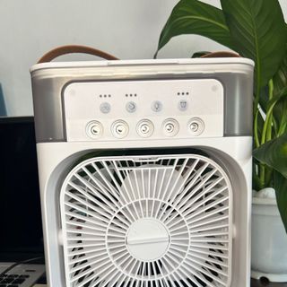 Quạt đá mini, quạt điều hòa phun sương mini 5 cổng