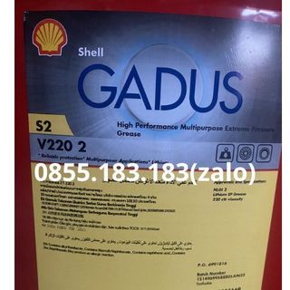 Mỡ chịu nhiệt Shell Gadus S2 V220 2 chính hãng giá tốt , đóng gói xô 18kg, phuy 180kg giá sỉ