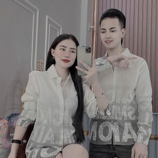 ÁO SƠ MI THỜI TRANG NAM, ÁO SƠ MI TAY DÀI, ÁO SƠ MI ĐŨI LOANG IN CHỮ
