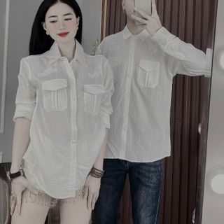 ÁO SƠ MI THỜI TRANG NAM, ÁO SƠ MI ĐŨI TAY DÀI, ÁO SƠ MI CHỮ M