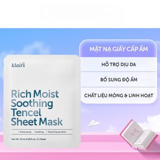 Mặt nạ giấy Dear Klairs Rich Moist Soothing Tencel Sheet Mask 25 ml giá sỉ