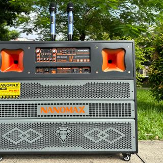 Loa Kéo Bình & Điện Nanomax Pro-803 Bass Đôi 40cm 1800w