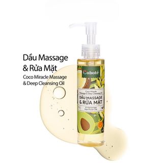 Dầu Massage & Rửa Mặt Coboté - Coco Miracle Massage & Deep Cleasing Oil giá sỉ
