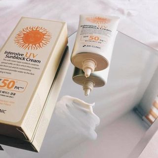 Kem chống nắng 3W Clinic Intensive UV Sunblock Cream 70ml chính hãng