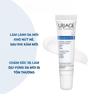 Kem dưỡng môi khô, nứt nẻ URIAGE BARIÉDERM CICA-LÈVRES BAUME PROTECTEUR 15ml