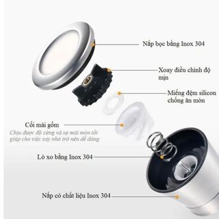 Lọ xay tiêu nắp nhựa