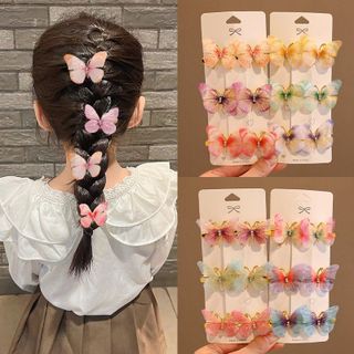 VĨ 6 KẸP TÓC BƯỚM 5D