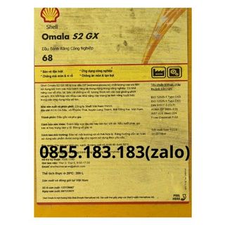 Dầu bánh răng Shell Omala S2 GX 68 ứng dụng ngành công nghiệp giá sỉ