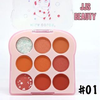 Bảng Phấn Mắt 9 Màu MILA COLOR Bảng phấn mắt 9 ô trong 1 ô, màu sắc đẹp, rõ nét, có thể trang điểm theo nhiều phong cách