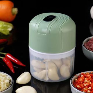 Máy Xay Tỏi Ớt Điện Loại Mới 250ML Sạc Pin