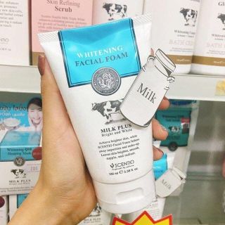 Sữa rửa mặt bò Milk Plus Beauty Buffet Scentio Thái Lan 100ml. ( Sản phẩm này dễ dàng tạo bọt và thẩm thấu nhanh vào da.)