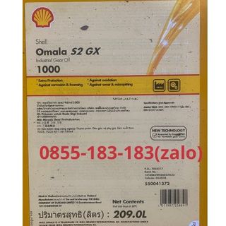Dầu bánh răng chính hãng Shell Omala S2 GX 1000 (Omala Oil 1000) giá sỉ