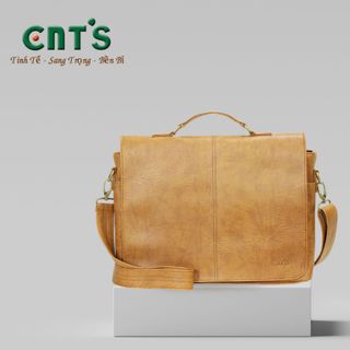 CẶP DA NAM ĐEO CHÉO CNT UNISEX CA19 CAO CẤP WINNIE HOUSE - CNT