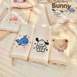 S𝐞𝐭 khăb mặt Organic 4 lớp thêu hình xinh cho bé - SuuHouse BaBy
