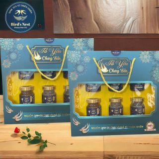 Hộp Quà Sang Trọng 6 Hũ Yến Chưng Sẵn Bird’s Nest - Thượng Đỉnh Yến 70ml 35% Yến Đảo Thiên Nhiên Khánh Hòa